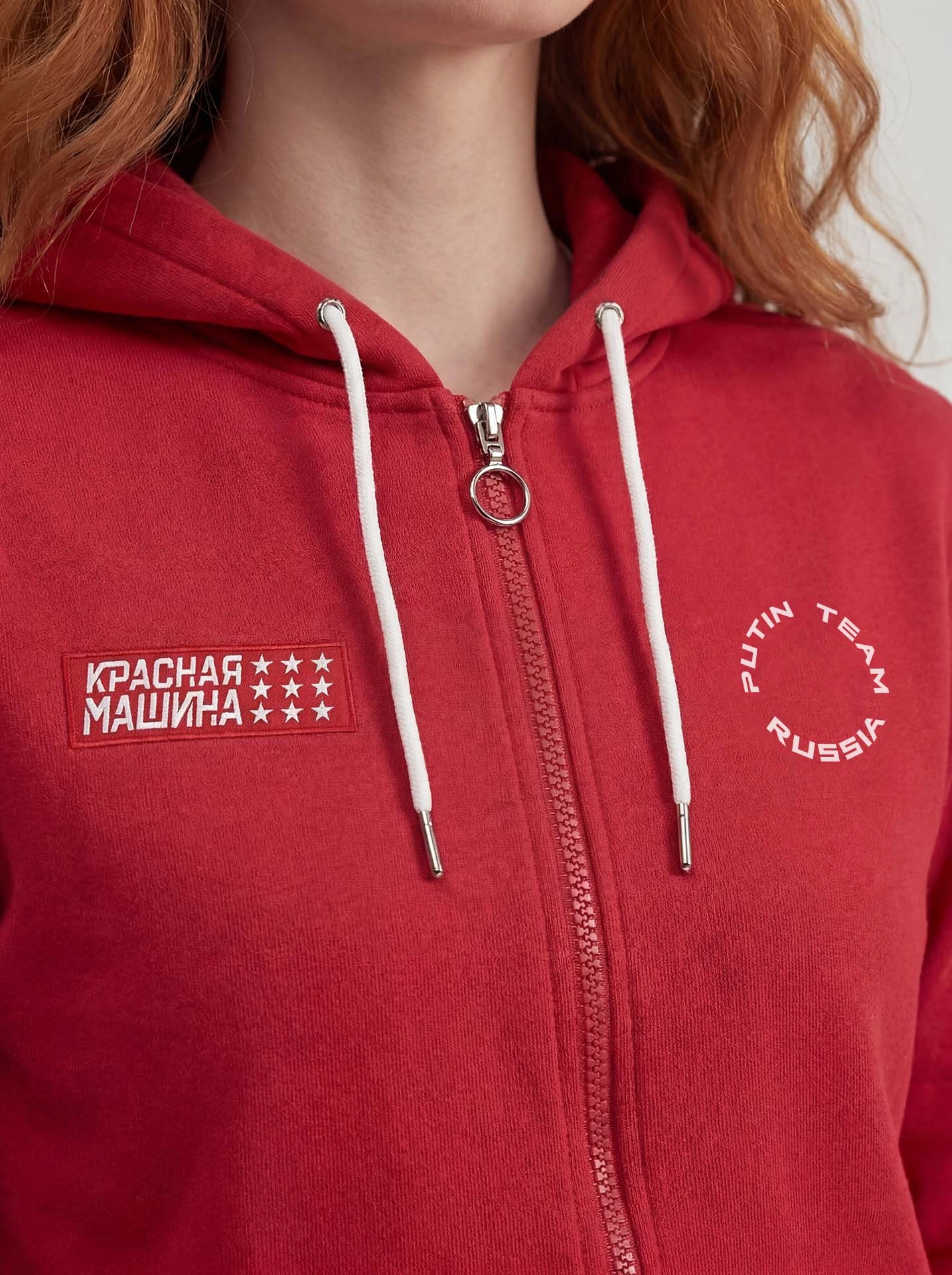 Толстовка с капюшоном на молнии